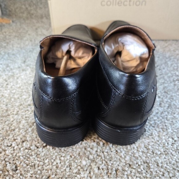 Clarks Mens Tilden Free Black Leather NEW Size 13 - Picture 2 of 8